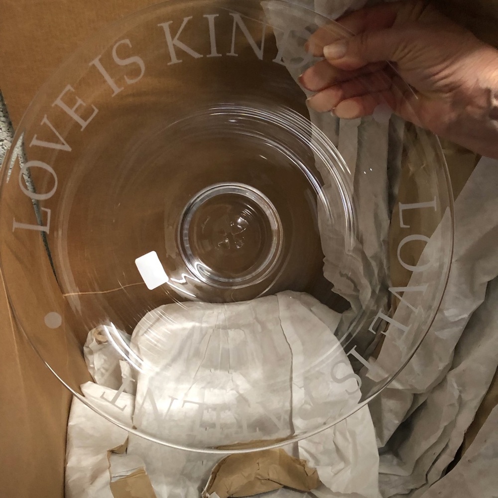 SIMON PEARCE GLASS BOWL